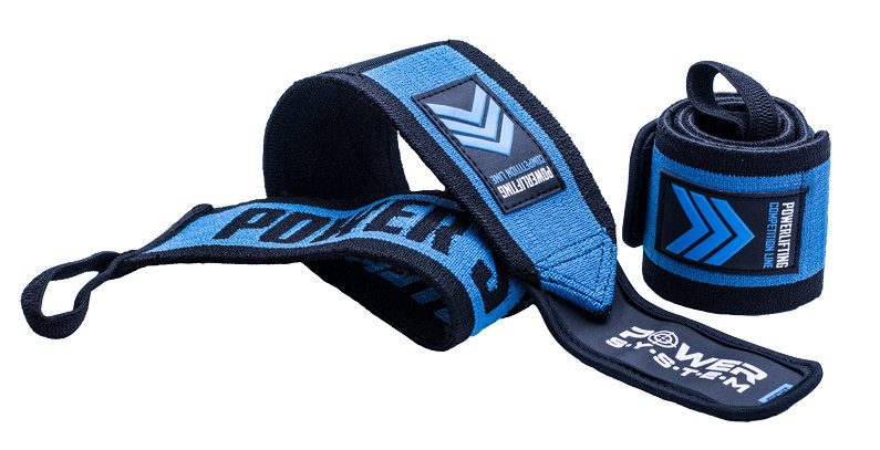 Бинти для зап’ясть (кистьові бинти) Power System PS-3530 Wrist Wraps Extreme Blue