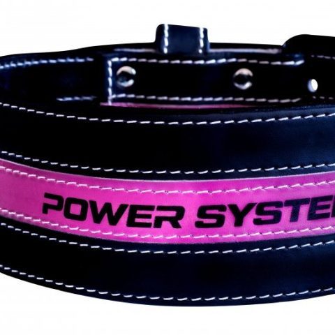 Пояс для важкої атлетики Power System PS-3870 Girl Power Black/Pink S