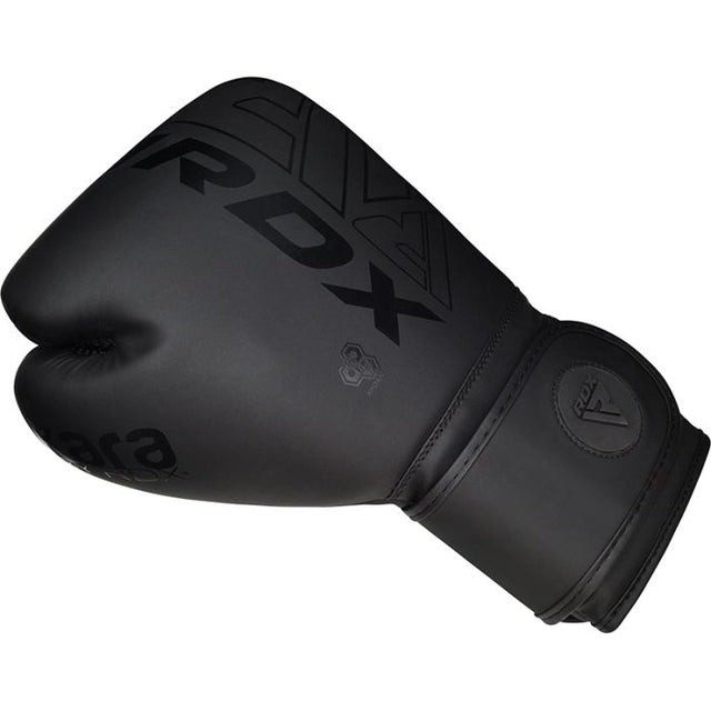 Боксерські рукавиці RDX F6 Kara Matte Black 8 унцій (капа в комплекті)