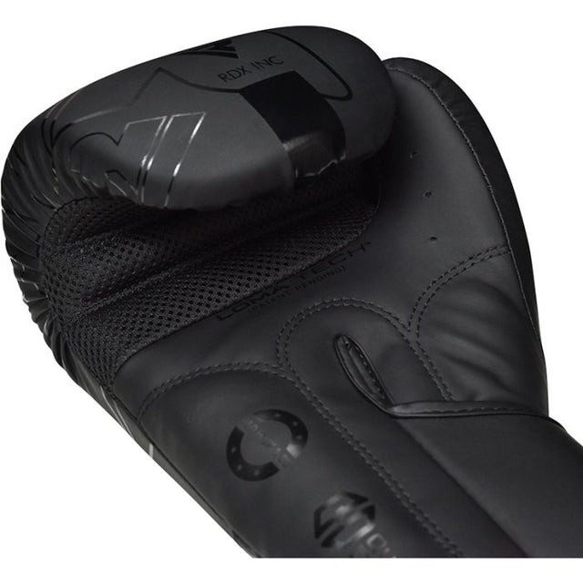 Боксерські рукавиці RDX F6 Kara Matte Black 8 унцій (капа в комплекті)