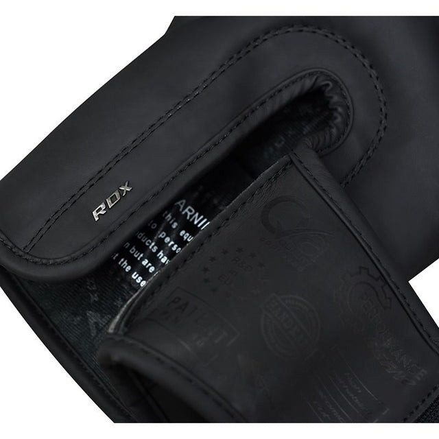 Боксерські рукавиці RDX F15 Noir Matte Black 14 унцій