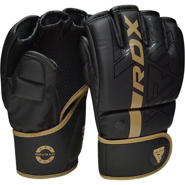 Рукавиці для ММА RDX F6 KARA Matte Golden XL