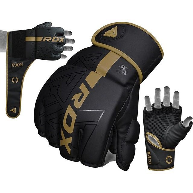 Рукавиці для ММА RDX F6 KARA Matte Golden XL
