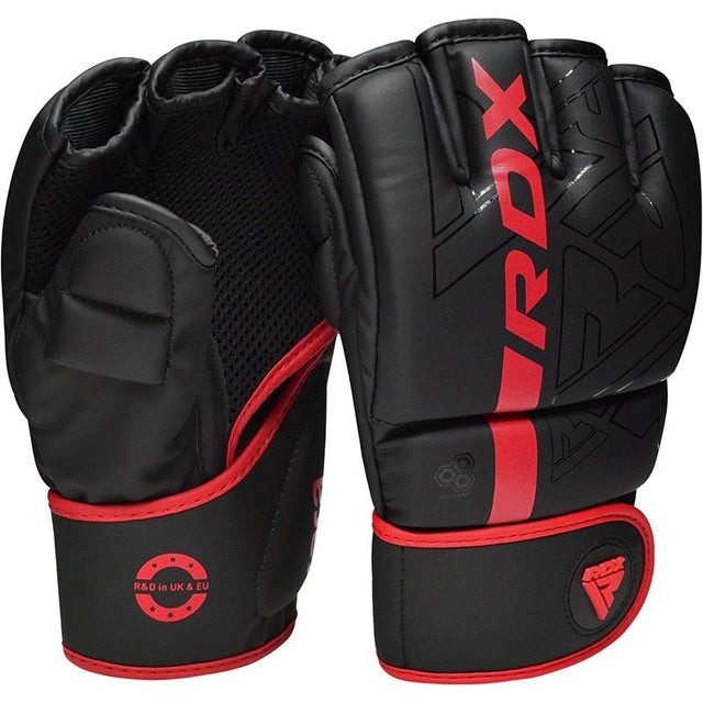 Рукавиці для ММА RDX F6 KARA Matte Red XL
