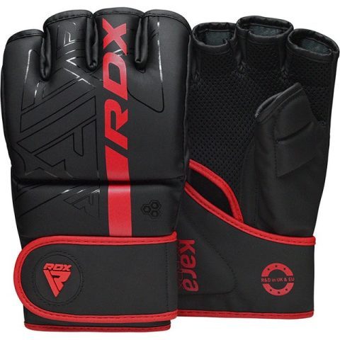 Рукавиці для ММА RDX F6 KARA Matte Red XL