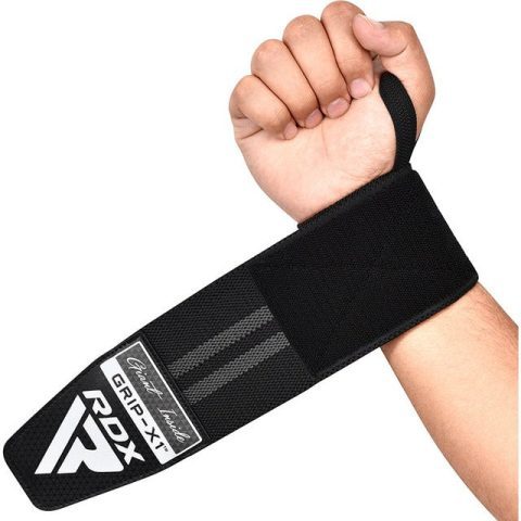 Бинти для зап’ясть (кистьові бинти) RDX WR11 GYM Wrist Wrap Black/Grey