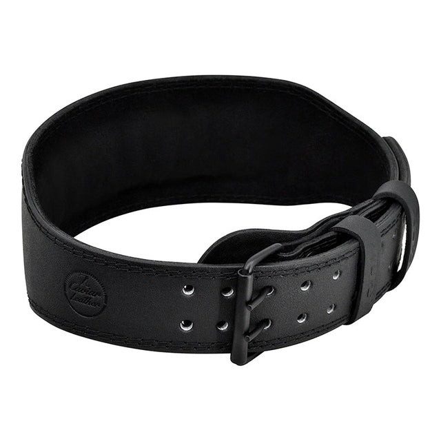 Пояс для важкої атлетики RDX 4 шкіряний Full Black M