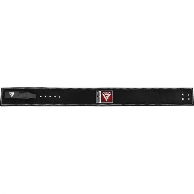 Пояс для важкої атлетики RDX 4 Pro Liver Buckle шкіряний Black Plus L