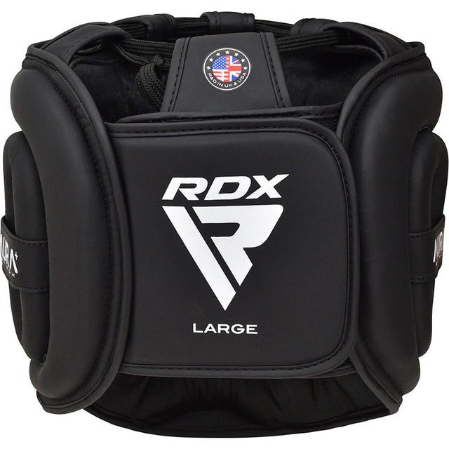 Боксерський шолом RDX AURA PLUS T-17 Black Golden XL