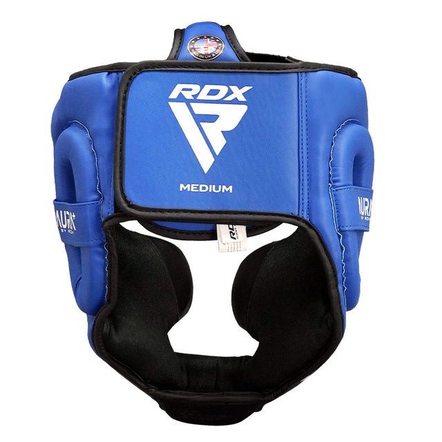 Боксерський шолом RDX AURA PLUS T-17 Blue/Black XL
