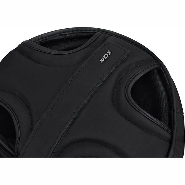 Боксерський шолом RDX T15 Noir Cheek Protector Matte Black L