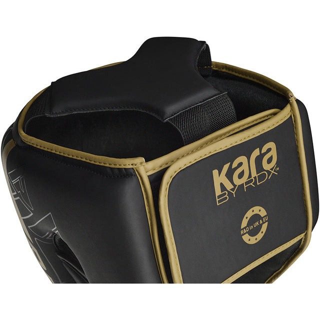 Боксерський шолом RDX F6 KARA Matte Golden L