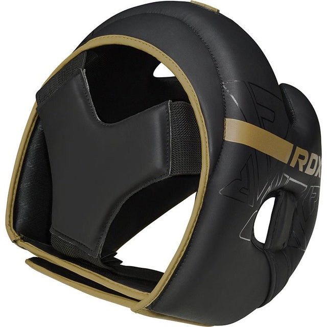 Боксерський шолом RDX F6 KARA Matte Golden L