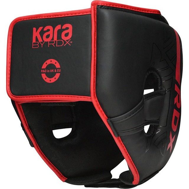 Боксерський шолом RDX F6 KARA Matte Red L