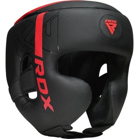 Боксерський шолом RDX F6 KARA Matte Red L