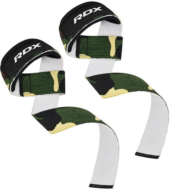 Лямки для тяги RDX W1 Gym Single Strap Camo Green Plus