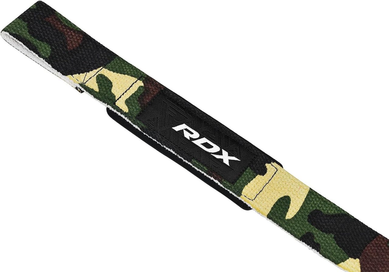 Лямки для тяги RDX W1 Gym Single Strap Camo Green Plus