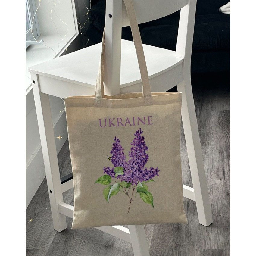 Екошопер BookOpt ВК4077 Ukraine “Бузок” бежевий