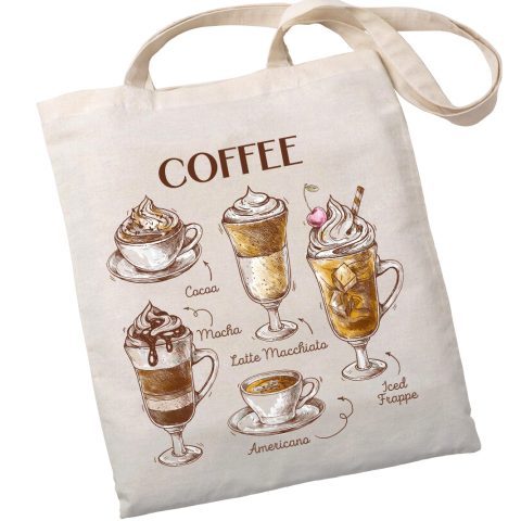 Екошопер BookOpt BK4067 “But first Coffee” бежевий