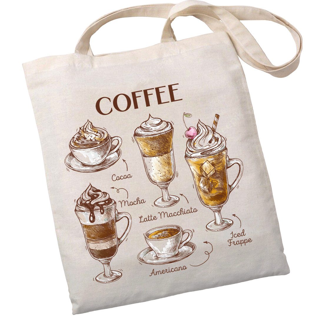 Екошопер BookOpt BK4067 “But first Coffee” бежевий