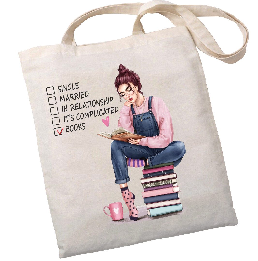 Екошопер BookOpt BK4068 “BOOKS – джерело знань” бежевий