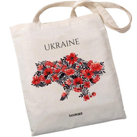 Екошопер BookOpt BK4008 Ukraine (Маки) бежевий