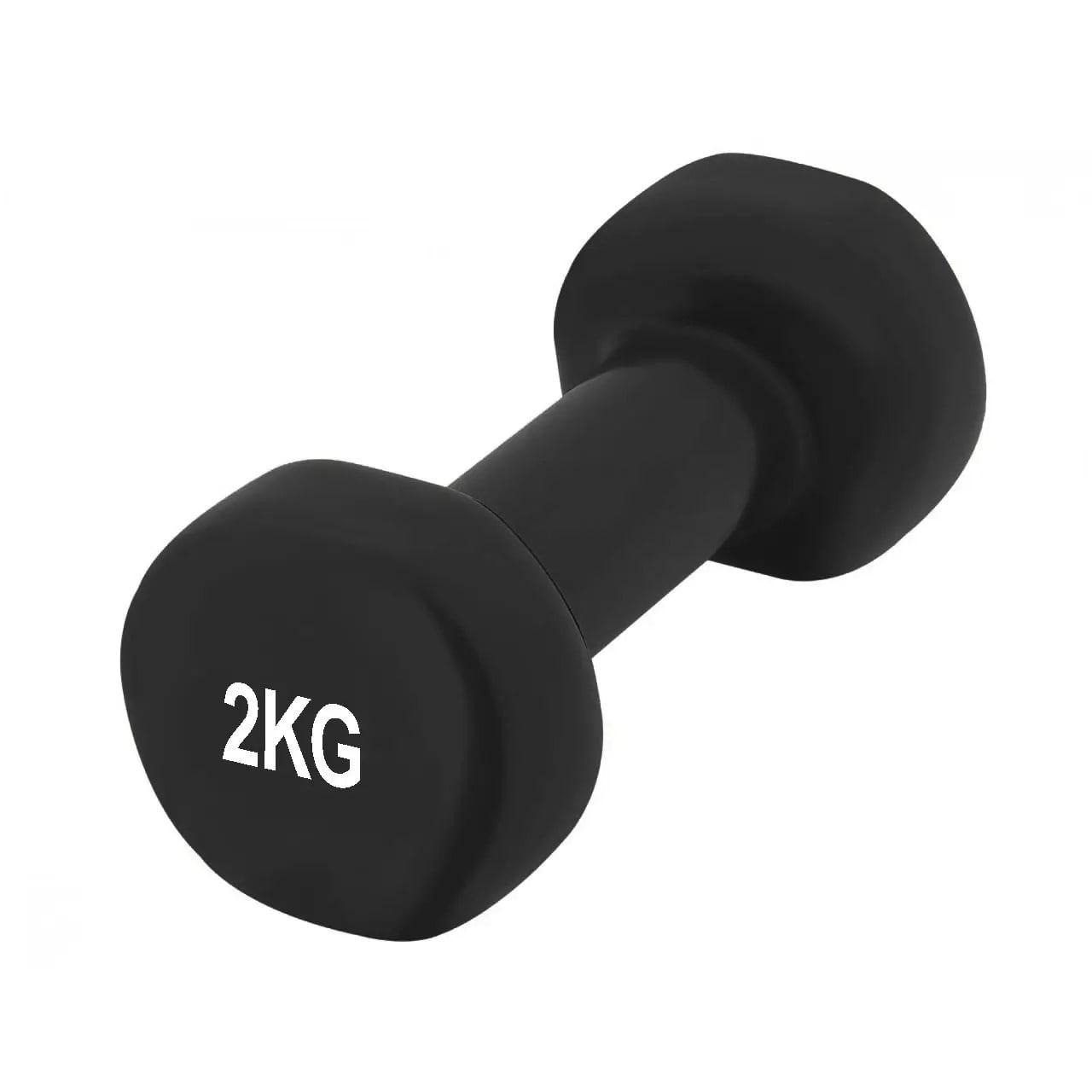 Гантелі вінілові PowerPlay 2 * 2 кг. PP_4121 Чорні (2шт. – пара)