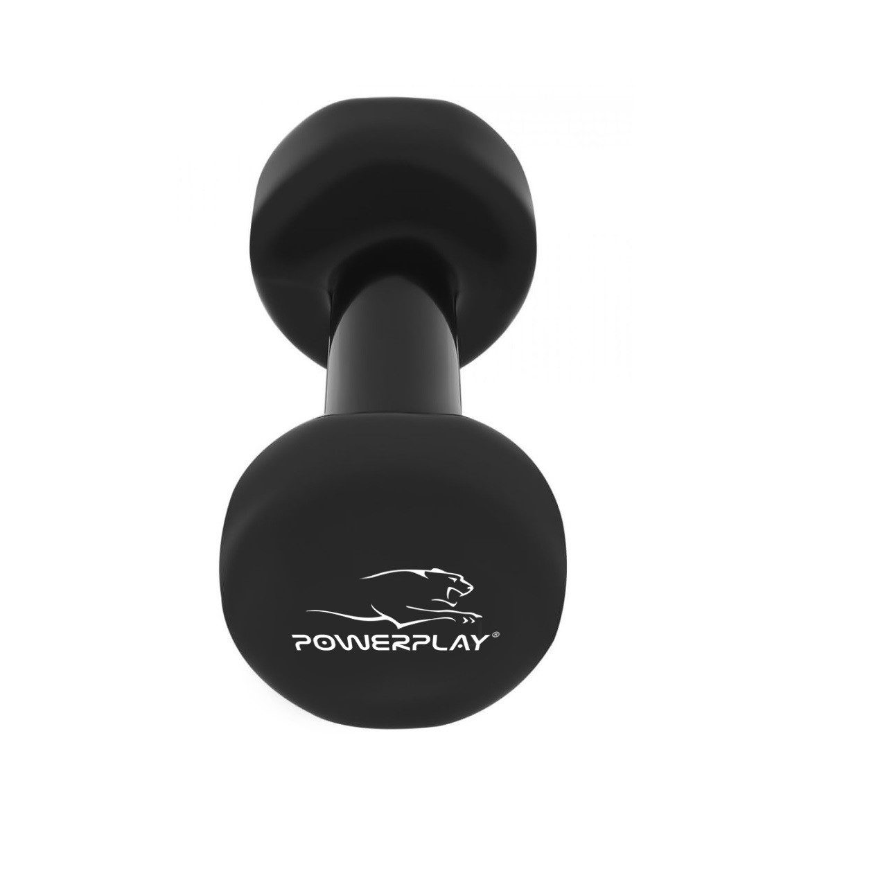 Гантелі вінілові PowerPlay 2 * 2 кг. PP_4121 Чорні (2шт. – пара)