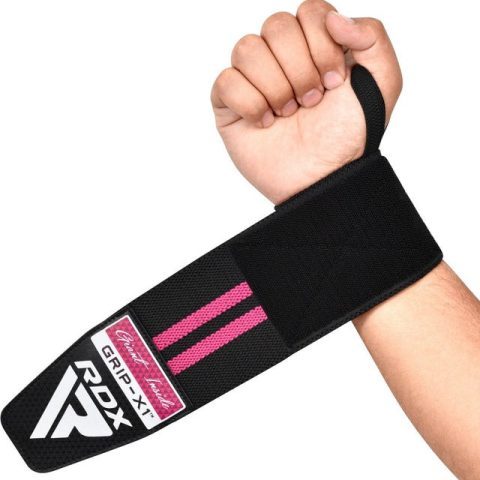 Бинти для зап’ясть (кистьові бинти) RDX GYM WRIST WRAP R11 BLACK/PINK
