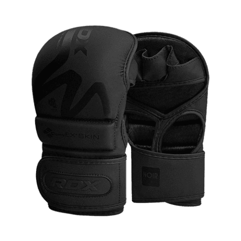 Рукавиці для ММА (Греплінгові рукавички) RDX T15 Noir Inner Matte Black XL