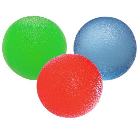 Набір силіконових еспандерів-м’яч (тренажер для кисті) PowerPlay PP-4339 Grip Ball Set (набір 3 шт.)