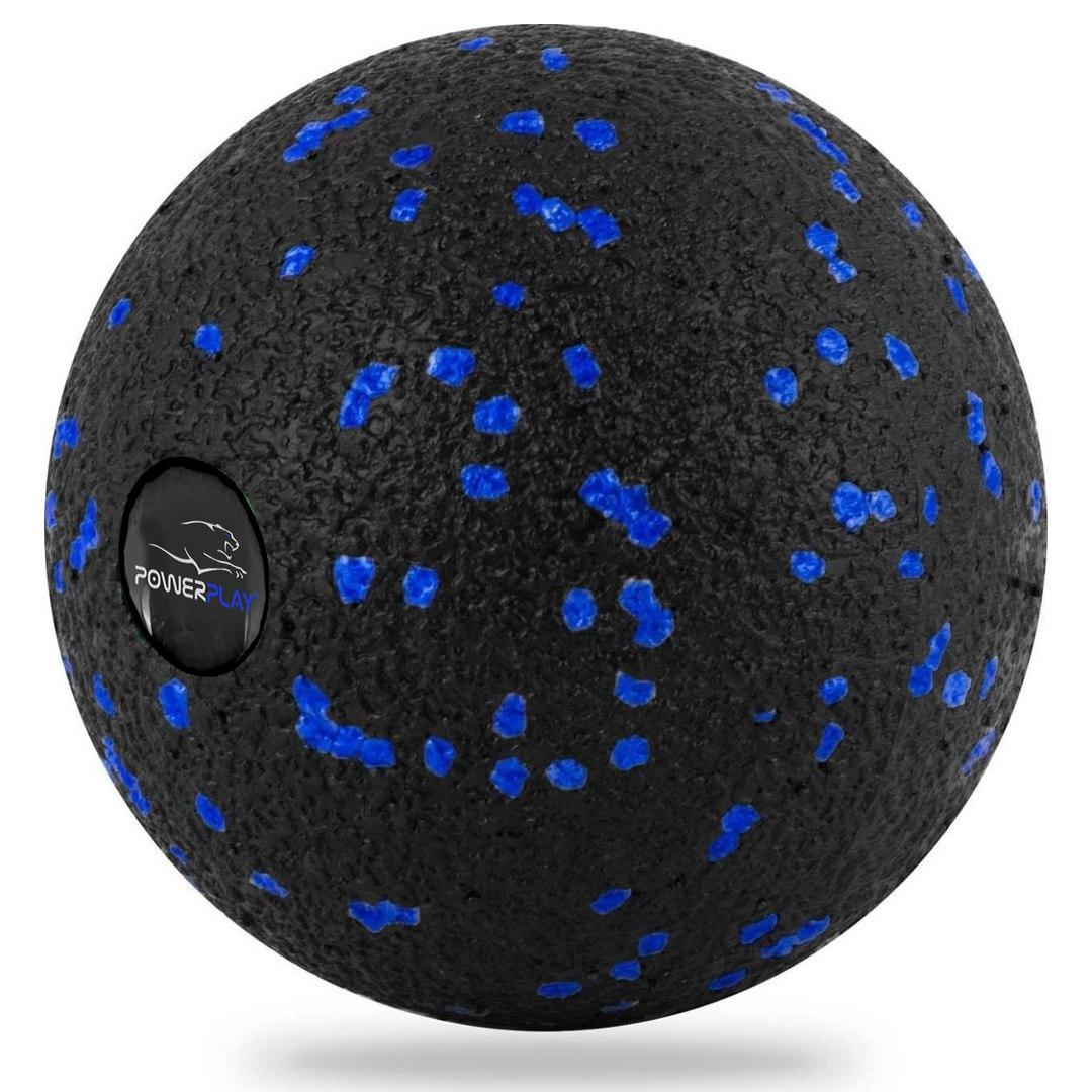 Масажний м’яч PowerPlay PP-4350 Epp Massage Ball (d8) Чорно/Синій