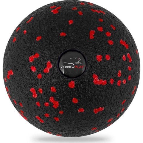 Масажний м’яч PowerPlay PP-4350 Epp Massage Ball (d8) Чорно/Червоний