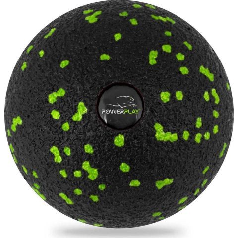 Масажний м’яч PowerPlay PP-4351 Epp Massage Ball (d10) Чорно/Зелений