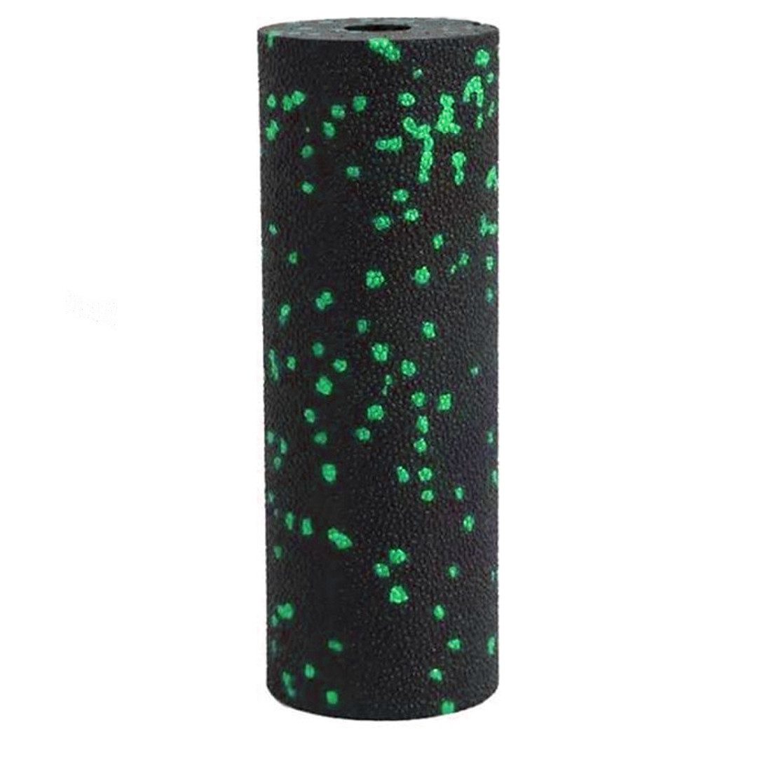 Масажний ролик (роллер) гладкий PowerPlay PP-4346 Mini EPP Foam Roller Чорно/Зелений (15×5,3см.)
