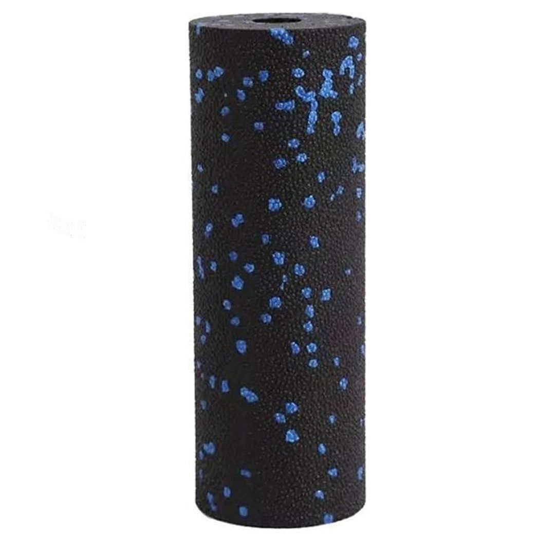 Масажний ролик (роллер) гладкий PowerPlay PP-4346 Mini EPP Foam Roller Чорно/Синій (15×5,3см.)