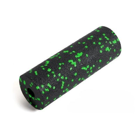 Масажний ролик (роллер) гладкий PowerPlay PP-4346 Mini EPP Foam Roller Чорно/Зелений (15×5,3см.)