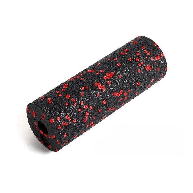 Масажний ролик (роллер) гладкий PowerPlay PP-4346 Mini EPP Foam Roller Чорно/Червоний (15×5,3см.)