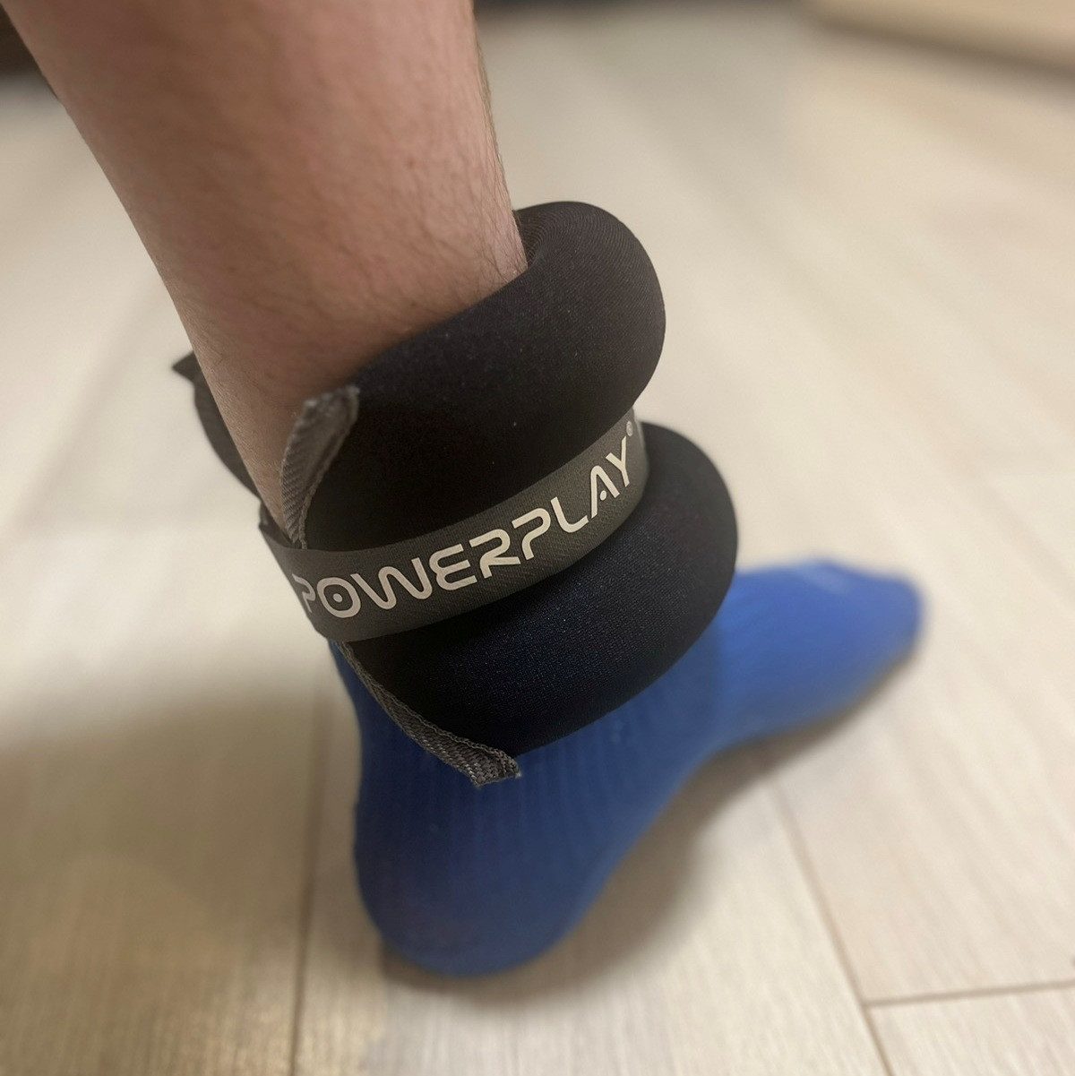 Обважнювачі-манжети для ніг та рук PowerPlay PP-4349 Ankle/Wrist Weights (2шт.*2 kg) (пара) Чорні