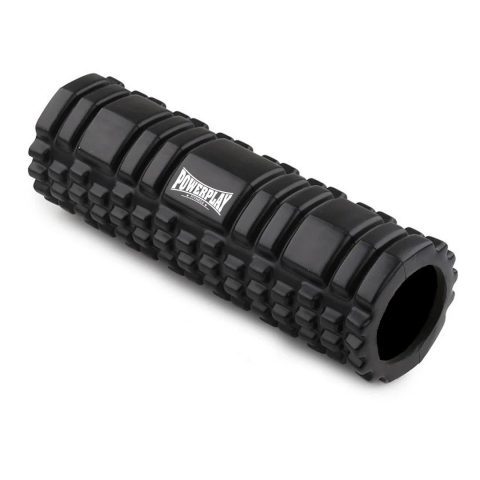 Масажний ролик (роллер) PowerPlay 4342 Massage Roller Чорний (30×10см.)