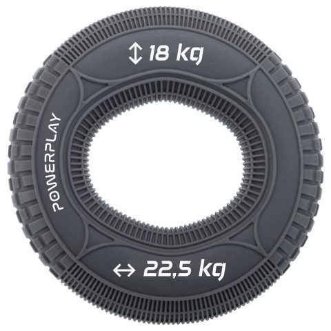Еспандер кистьовий силіконовий PowerPlay PP-4330 Hand Grip Loops Medium 18-22,5 кг. Сірий