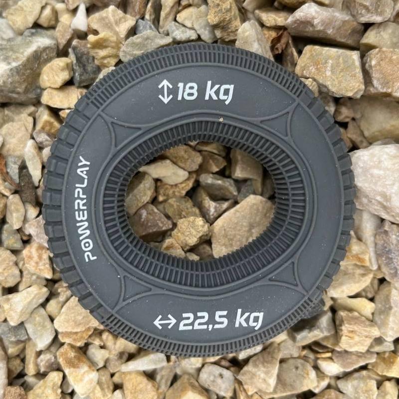 Еспандер кистьовий силіконовий PowerPlay PP-4330 Hand Grip Loops Medium 18-22,5 кг. Сірий