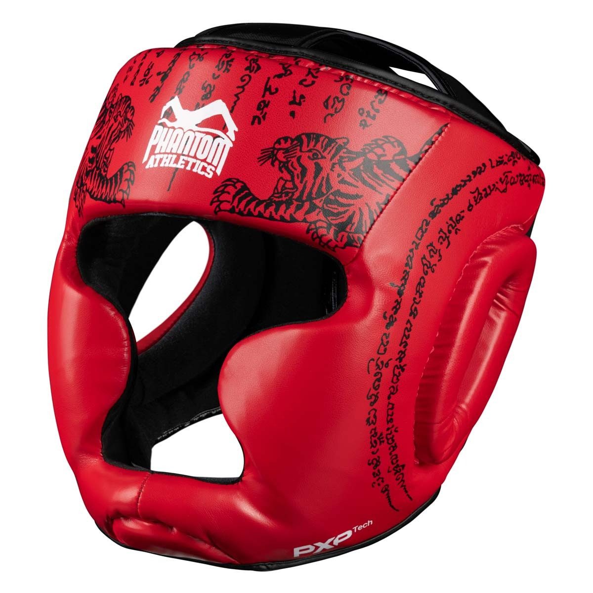 Боксерський шолом Phantom Muay Thai Full Face Red (капа в комплекті)