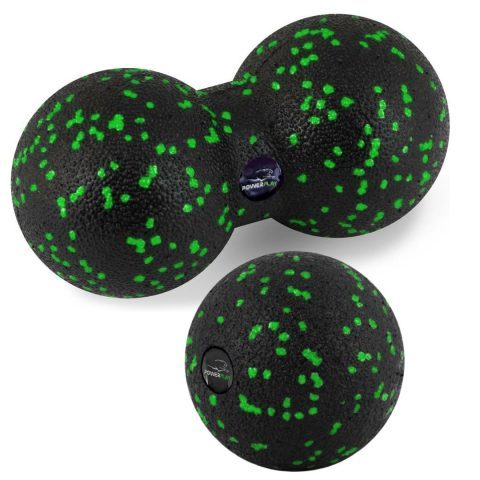 Набір м’ячів для масажу та йоги PowerPlay PP_4090 EPP (Комплект з 2 штук) Green