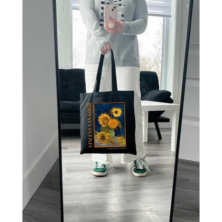 Екошопер BookOpt BK4096 Van Gogh Six Sunflowers чорний