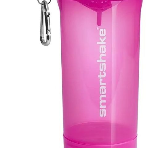Шейкер спортивний SmartShake Slim 500ml Neon Pink