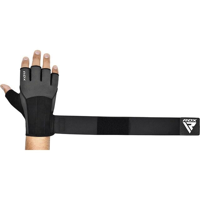 Рукавички для фітнесу RDX W3 GREY WITH EVA PADDING-M