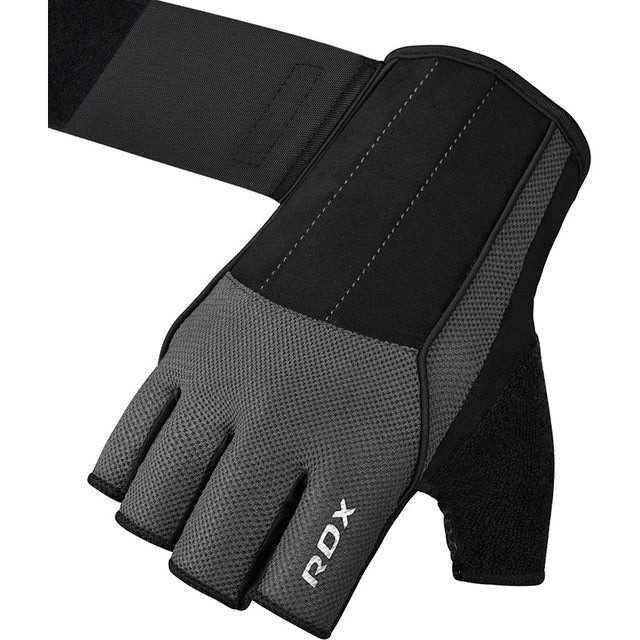 Рукавички для фітнесу RDX W3 GREY WITH EVA PADDING-M