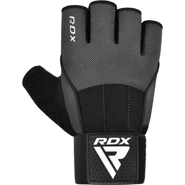 Рукавички для фітнесу RDX W3 GREY WITH EVA PADDING-M