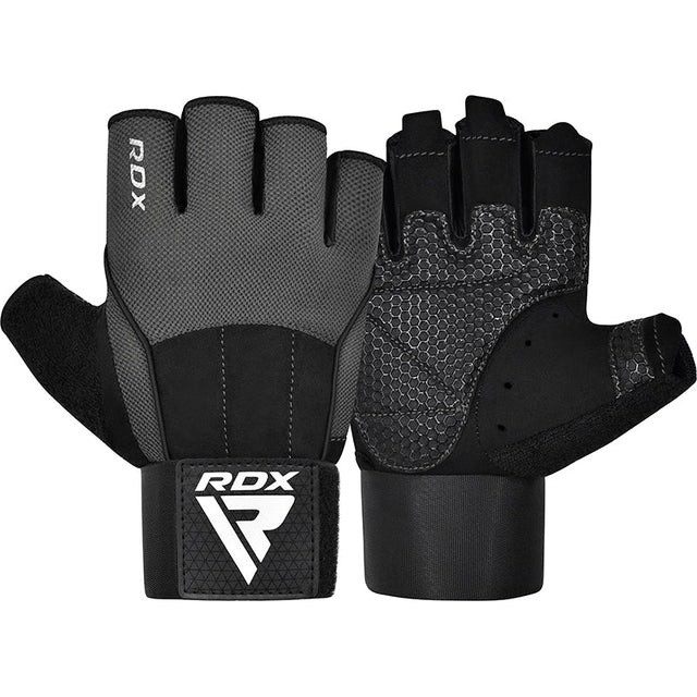 Рукавички для фітнесу RDX W3 GREY WITH EVA PADDING-M